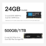 EQR6 AI Mini PC, AMD Ryzen 9 6900Hx(6Nm, 8C/16T) up to 4.9Ghz, Mini Computer 24GB DDR5 RAM 1TB M.2 PCIE4.0 SSD, Micro PC 4K@60Hz Dual Display, Built-In PSU Copilot Wifi6/Bt5.2/1000Mbps - Image 3