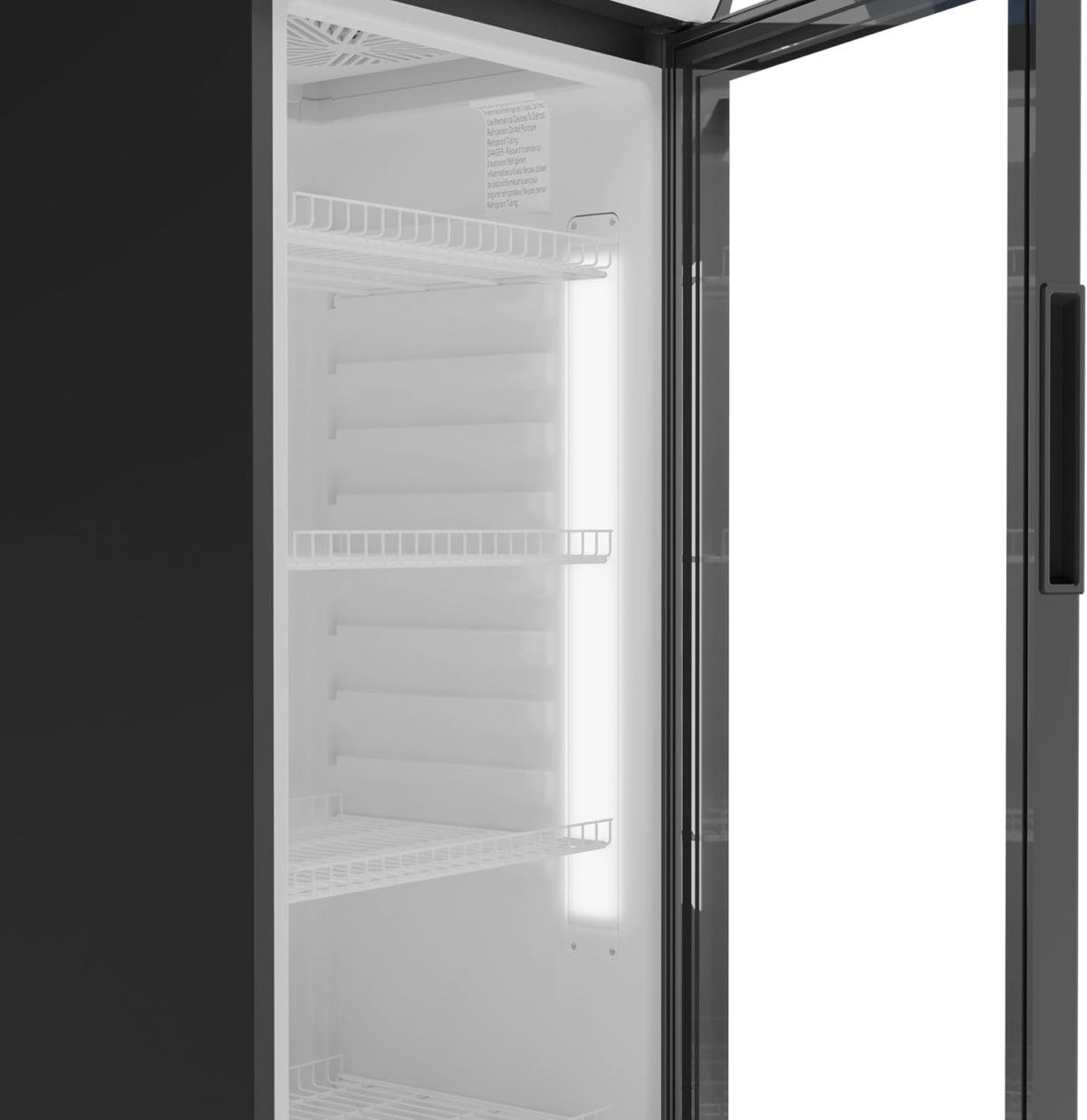 MDR-9CP Display-Refrigerator, 9 Cu.Ft. Single Swing Door, Black - Image 10
