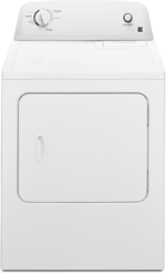 Electric Dryer with Wrinkle Guard and Auto Dry, Electric Laundry Drying Machine 6.5 Cu. Ft. Capacity White