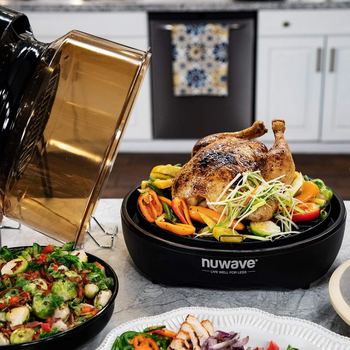 Primo Grill Oven PFAS Free Countertop Oven with Convection Top & Grill Bottom, Smart Thermometer, Perfect for Cooking Frozen or Fresh with Surround Heat for Flawless Results - Image 3