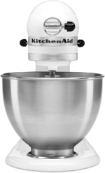 Classic Series 4.5 Quart Tilt-Head Stand Mixer K45SS, White - Image 2