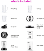 Blender, Small, Silver, 11 Piece Set - Image 8