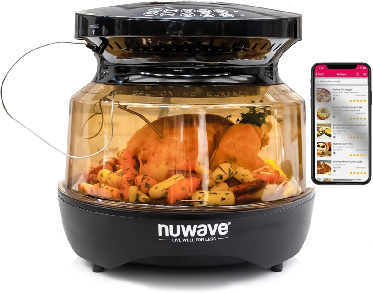 Primo Grill Oven PFAS Free Countertop Oven with Convection Top & Grill Bottom, Smart Thermometer, Perfect for Cooking Frozen or Fresh with Surround Heat for Flawless Results - Image 1