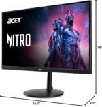 Nitro 27" WQHD 2560 X 1440 PC Gaming IPS Monitor | AMD Freesync Premium | up to 240Hz Refresh | up to 0.5Ms | Displayhdr 400 | Srgb 99% | 1 X Display Port 1.4 & 2 X HDMI 2.1 | XV272U W2Bmiiprx - Image 14