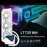 360MM Liquid Cooler，300W TDP 4Th Gen Dual-Chamber Pump Multidimensional Infinity Mirror ARGB Block CPU Water Cooler for LGA1700/1200/115X, AMD Am4/Am5（White） - Image 2