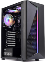 Desktop Gaming Computer Home&Office PC R5 5600G,16GB DDR4 3200, 500G NVME SSD，6 RGB Fans, Wifi & Win 11 Pro 64-Bit Ready