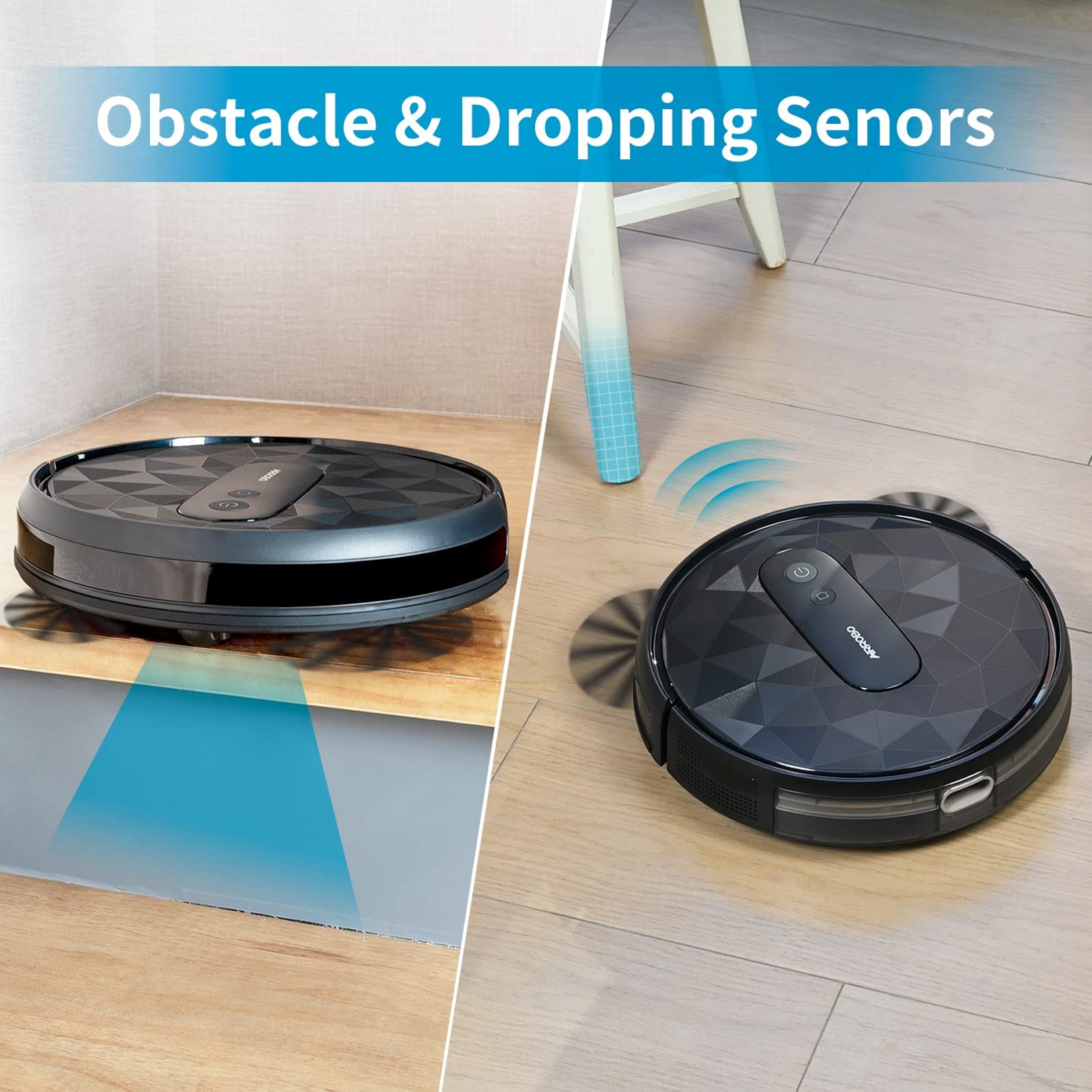 Robot Vacuum Cleaner with 2800Pa Suction Power, App Control, 120 Mins Runtime, Self-Charging Robotic Vacuum Cleaner for Low Carpet, Pet Hair, Hard Floors, P20 - Image 6