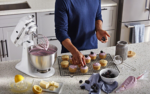 Classic Series 4.5 Quart Tilt-Head Stand Mixer K45SS, White - Image 4