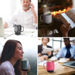 Nextmug - Temperature-Controlled, Self-Heating Coffee Mug (Sage - 14 Oz.) - Image 6