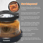 Pro plus 2 Infra-Red Oven, Countertop, Convection, Cook Fresh or Frozen, No Defrosting or Preheating, Cook Healthy, 360 Surround Heat, Adjustable Temps, 100 Presets, 50 Memory, Tough Power Dome - Image 5