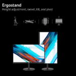 Nitro 27" WQHD 2560 X 1440 PC Gaming IPS Monitor | AMD Freesync Premium | up to 240Hz Refresh | up to 0.5Ms | Displayhdr 400 | Srgb 99% | 1 X Display Port 1.4 & 2 X HDMI 2.1 | XV272U W2Bmiiprx - Image 7