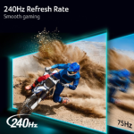 Nitro 27" WQHD 2560 X 1440 PC Gaming IPS Monitor | AMD Freesync Premium | up to 240Hz Refresh | up to 0.5Ms | Displayhdr 400 | Srgb 99% | 1 X Display Port 1.4 & 2 X HDMI 2.1 | XV272U W2Bmiiprx - Image 4