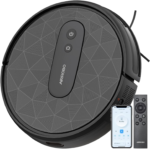 Robot Vacuum Cleaner with 2800Pa Suction Power, App Control, 120 Mins Runtime, Self-Charging Robotic Vacuum Cleaner for Low Carpet, Pet Hair, Hard Floors, P20